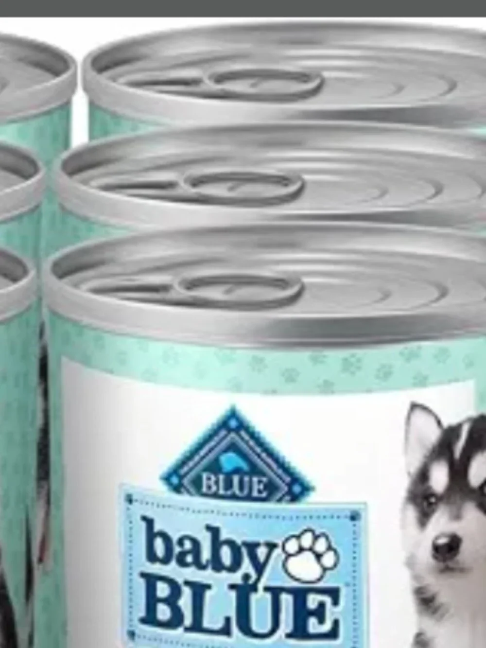 9 pack Blue Buffalo Baby BLUE Turkey & Vegetable Puppy Wet Dog Food, 12.5 oz ea.
